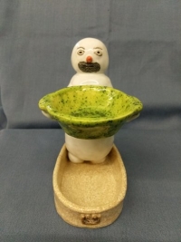 Купить Аромалампа Снеговик от студии-мастерской авторской керамики «Артефакт» в интернет-магазине Роза Мира