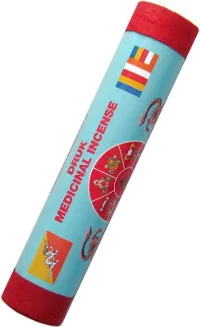 Купить Благовоние Druk Medicinal Incense. Happiness (Счастье), 21 палочка по 19 см в интернет-магазине Роза Мира