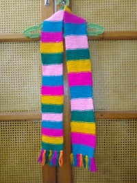 Купить Шарф вязанный радуга в интернет-магазине Роза Мира