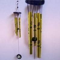 Купить Музыка ветра с мантрой Ом 5 палочек в интернет-магазине Роза Мира