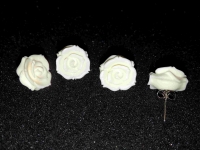 Купить Серьги роза гвоздики кость быка в интернет-магазине Роза Мира
