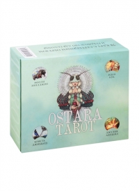 Купить Таро Остары Ostara Tarot) ( (78 карт с серебряным обрезом и руководство для гадания) в интернет-магазине Роза Мира