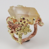 Купить Кольцо Кристалл кварца Барокко в интернет-магазине Роза Мира