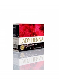 Краска для волос Lady Henna-Тёмно-коричневая.. 