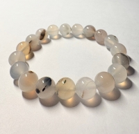 Браслет Агат молочный.