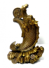 Купить Карп-дракон с монетой в интернет-магазине Роза Мира