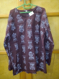 Рубашка с изображением Ганеши. 